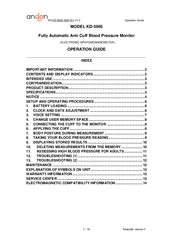 ANDON KD-5905 Operation Manual