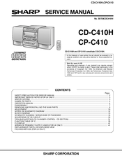 Sharp CD-C410H Service Manual