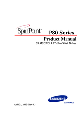 Samsung SP0401N Product Manual