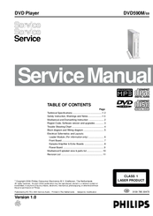 Philips DVD590M Service Manual