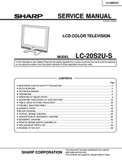Sharp LC-20S2US Service Manual