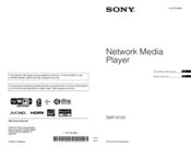 Sony SMP-N100 Operating Instructions Manual