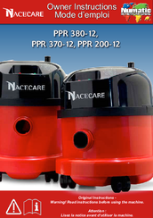 Nacecare PPR 370-12 Owner's Instructions Manual