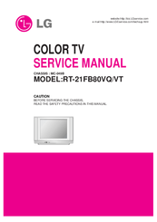 LG RT-21FB80VQ Service Manual