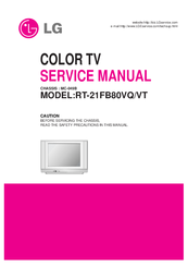 LG RT-21FB80TQ Service Manual