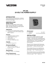Valcom VP-324 Instruction Manual