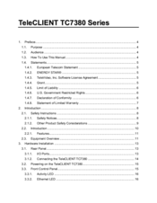 TeleVideo TeleCLIENT TC7380 Series User Manual