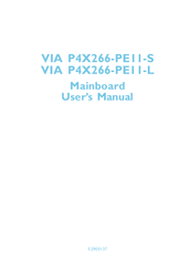 VIA Technologies P4X266-PE11-S User Manual