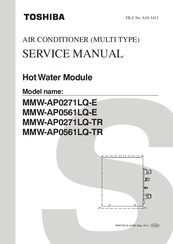 Toshiba MMW-AP0561LQ-E Service Manual