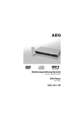 AEG DVD 4511 CR Instruction Manual