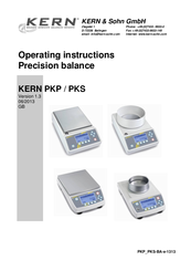 KERN PKP 420-3 Operating Instructions Manual