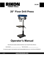 Ricon 30-240 Operator's Manual