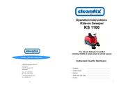Cleanfix KS 1100 Operation Instructions Manual