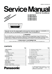 Panasonic CS-ME10EB1E Service Manual