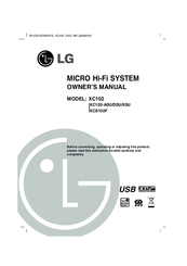 LG XC102-A0U Owner's Manual