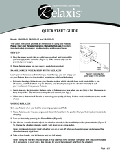Relaxis 09-0020-03 Quick Start Manual