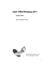Intel PRO/Wireless 2011 Quick Installation Manual