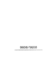 Singer 9606 Instruction Book