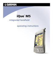 Garmin iQUE M5 Operating Instructions Manual