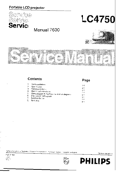 Philips LC4750 Service Manual