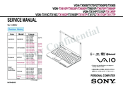Sony VGN-TX16SP Service Manual