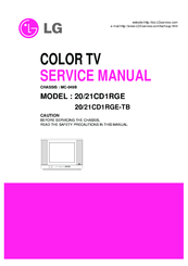 LG 21CD1RGE Service Manual