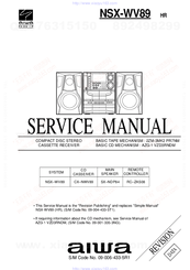 Aiwa NSX-WV89 Service Manual