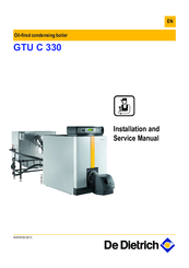 DeDietrich GTU C 330 Installation And Service Manual