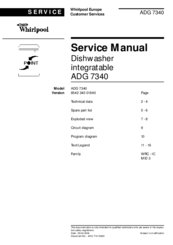 Whirlpool ADG 7340 Service Manual