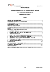 Andon KD-322 Operation Manual