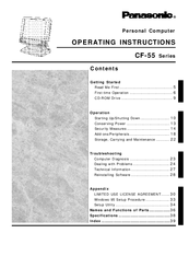 Panasonic CF-55 Series Operating Instructions Manual