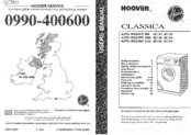 Hoover Classica 800 AC156 User Manual