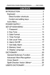 Language Teacher ESC200D User Manual