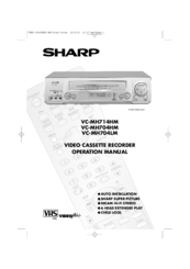 Sharp VC-MH714HM Operation Manual