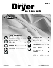Performa PDT-1 Use & Care Manual