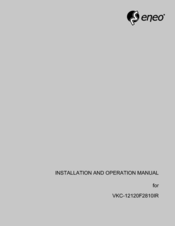 Eneo VKC-12120F2810IR Installation And Operation Manual