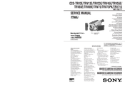 Sony Handycam CCD-TRV75PK Service Manual