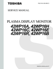 Toshiba 42WP16A Service Manual