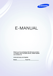 Samsung UN65J6200AFXZA E-Manual