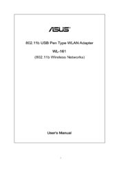 Asus WL-161 User Manual