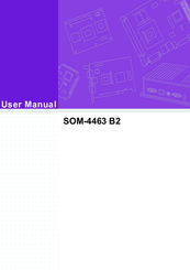 Advantech SOM-4463 B2 User Manual