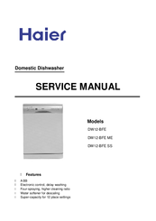 Haier DW12-BFE SS Service Manual