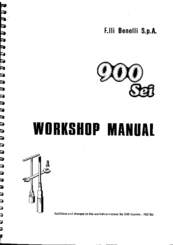 Benelli 900 Sei Workshop Manual