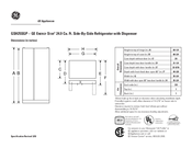 Geappliances GSH25SGP Dimension Manual