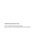 GRAUPNER S1001 Operating Instructions Manual