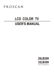 ProScan 26LB30H User Manual