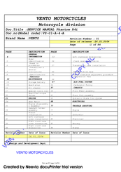 Vento Phantom R4i Service Maintenance Manual