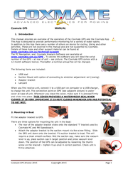 Coxmate GPS Manual
