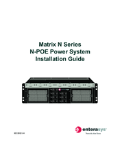 Enterasys Matrix N Series Installation Manual