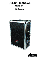 Alecto MPA-20 User Manual